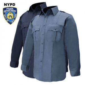 NYPD L/S Shirts – Poly/Cotton – VIP Uniform Inc